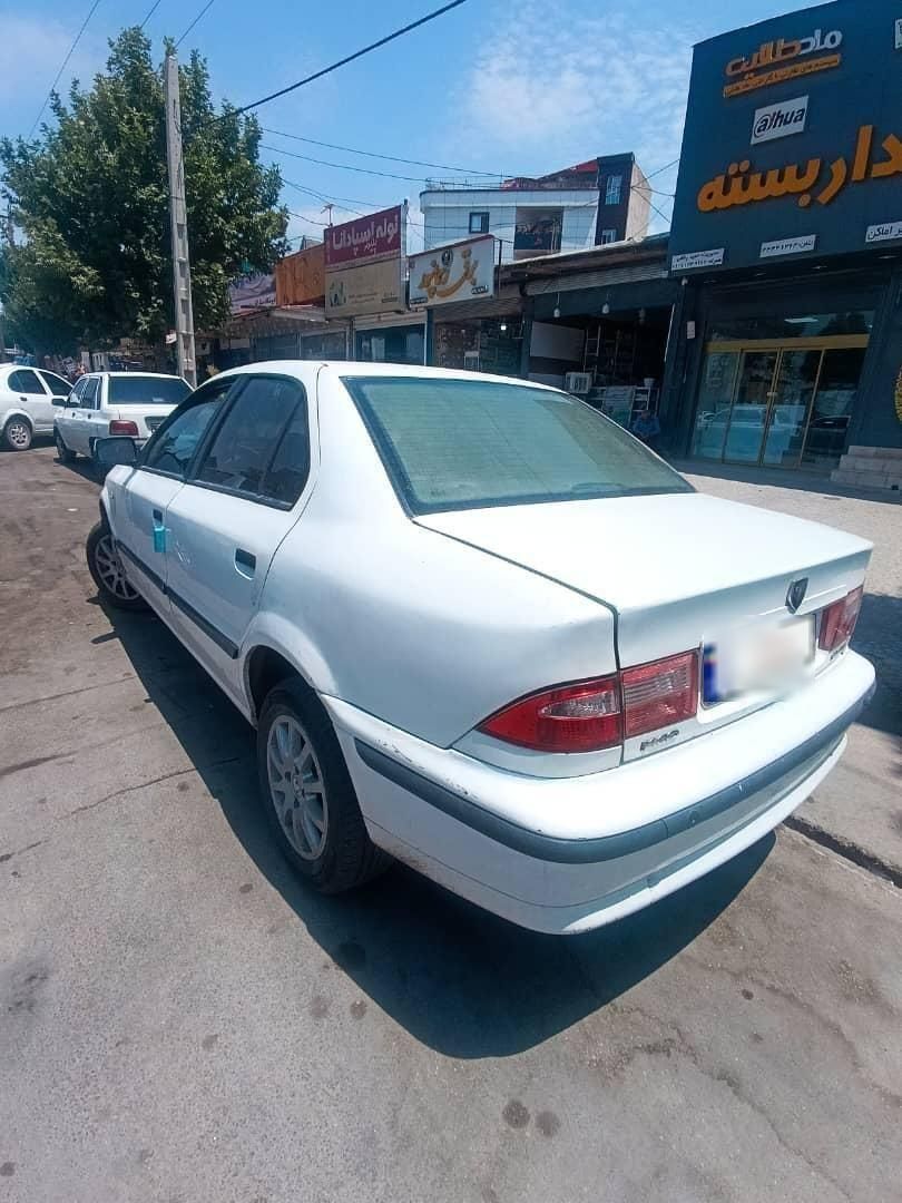 سمند سفید مدل ۸۸دوررنگ|خودرو سواری و وانت|یاسوج, |دیوار