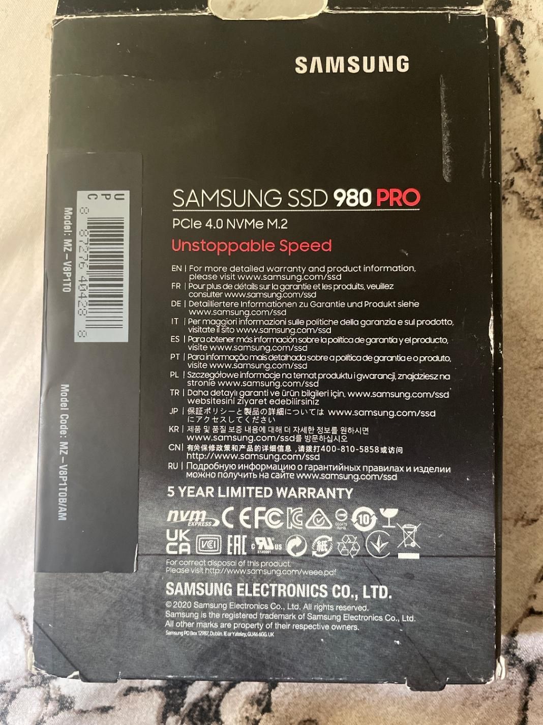 Ssd Samsung 980 pro 1tb|قطعات و لوازم جانبی رایانه|تهران, بلوار کشاورز|دیوار