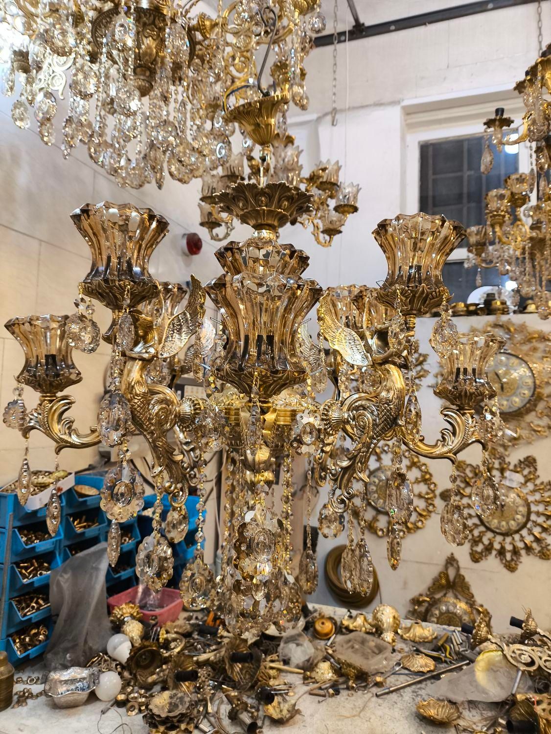 لوستر برنز. مدل فرشته ۴۶۳|لوستر و چراغ آویز|قم, آزادگان|دیوار