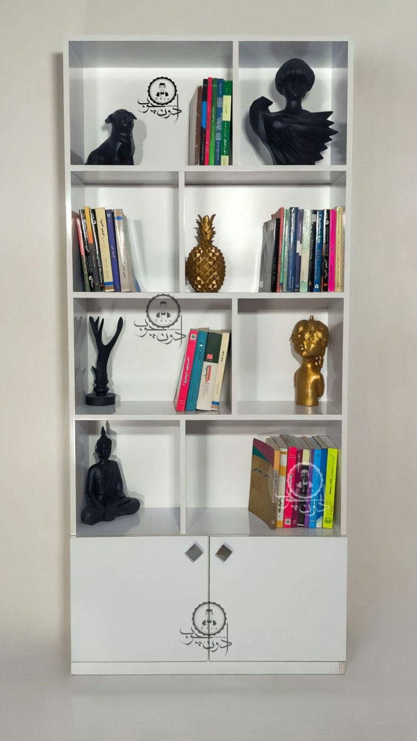 کتابخانه و قفسه کتاب مدل افرا|کتابخانه، شلف، قفسه‌های دیواری|تبریز, |دیوار