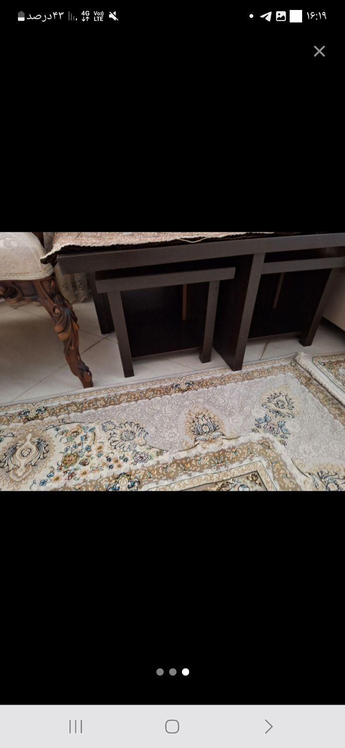 مبلمان شرکتی ۷نفره با جلو مبلی و عسلی|مبلمان خانگی و میز عسلی|تهران, امام زاده عبدالله|دیوار