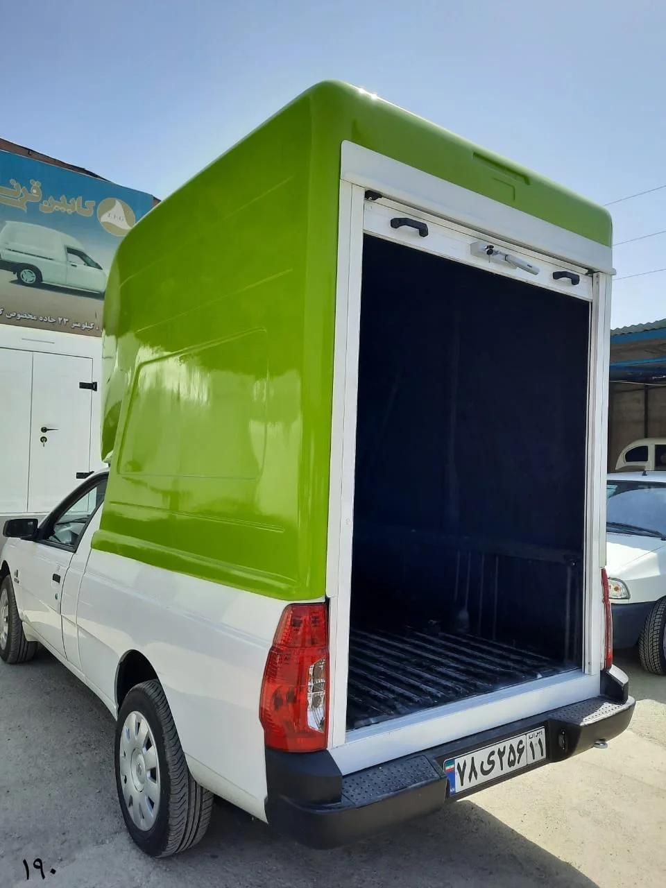 کانوپی فایبرگلاس عقب وانت آریسان 2 استیشنی|قطعات یدکی و لوازم جانبی|جم, |دیوار