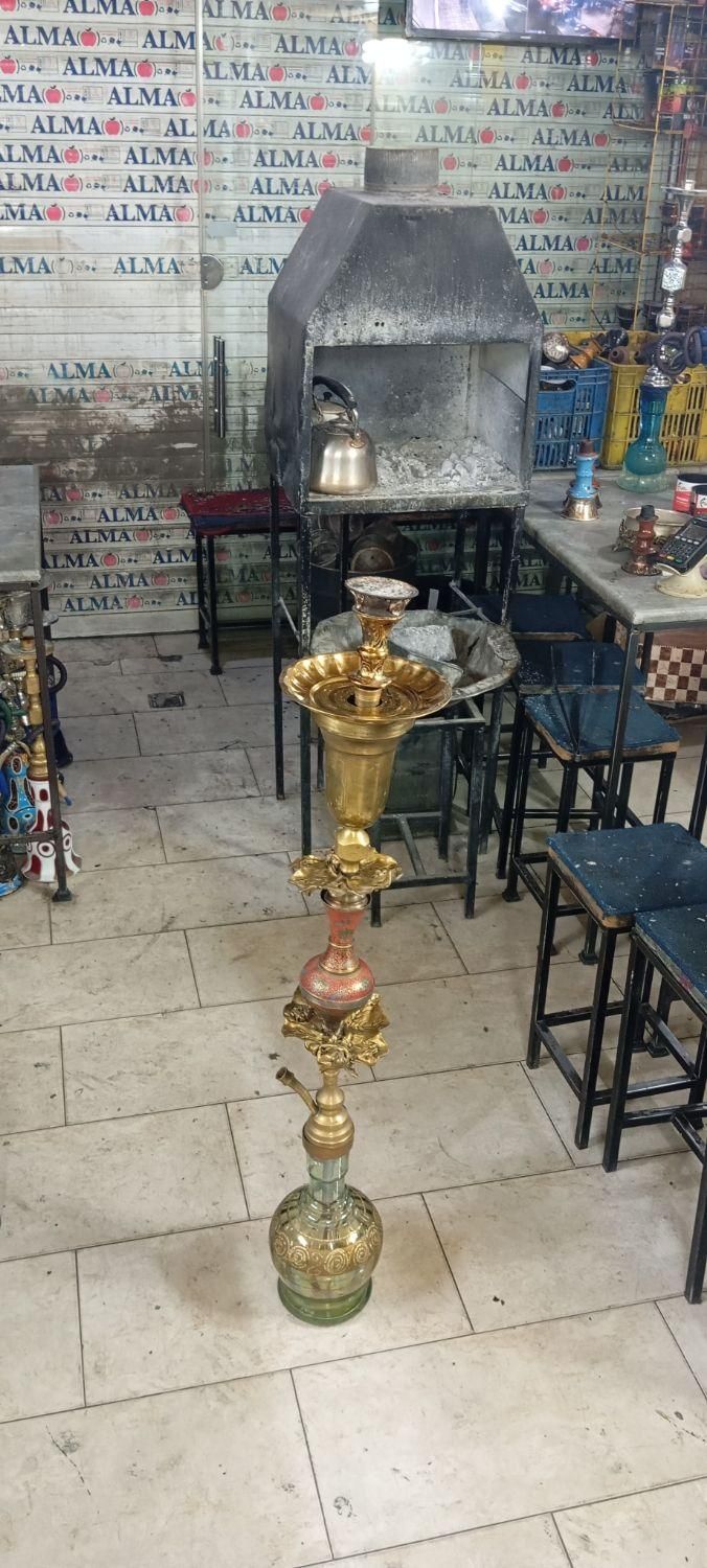 قلیان برنجی بلند فرشته|کوهنوردی و کمپینگ|تهران, یاخچی‌آباد|دیوار