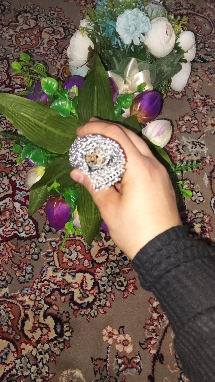 دو عدد گل عروس و داماد|گل مصنوعی|نسیم‌شهر, |دیوار