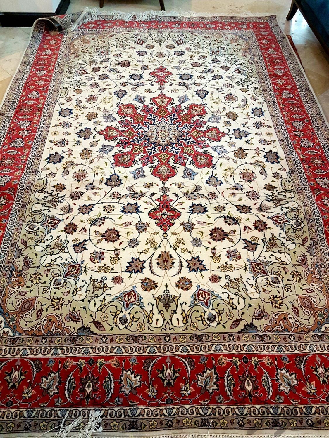 فرش دستباف ۶/۵ متری ۵۰ رج تبریز فرش دستبافت نو|فرش|تهران, پونک|دیوار