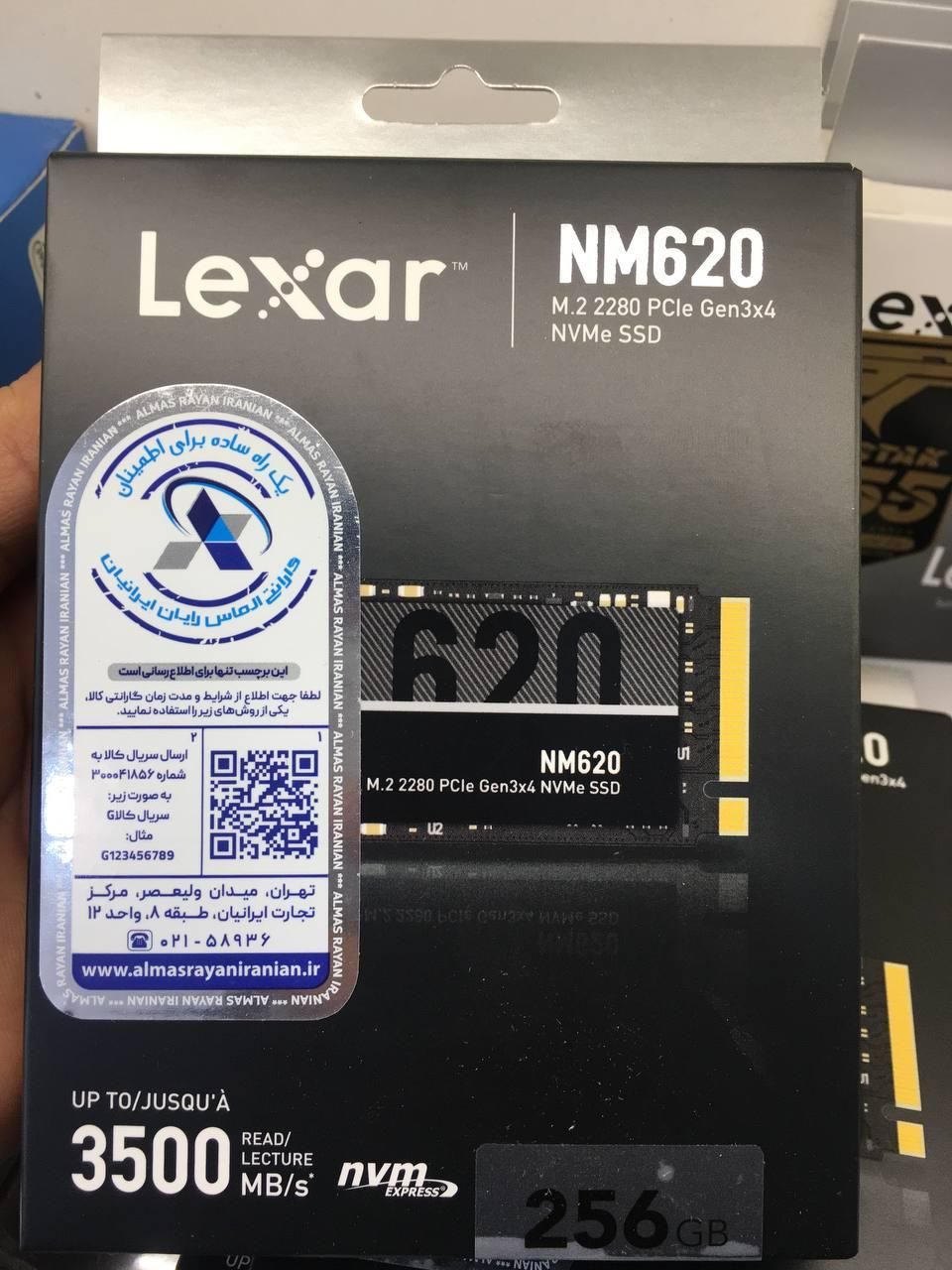 اس اس دی لکسار M2 NM620 256 lexar|قطعات و لوازم جانبی رایانه|ماهدشت, |دیوار