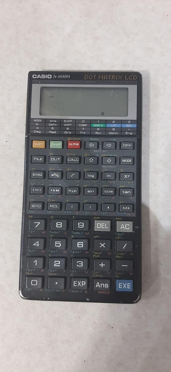 ماشین حساب کاسیو fx4500pa|لوازم التحریر|محمودآباد, |دیوار