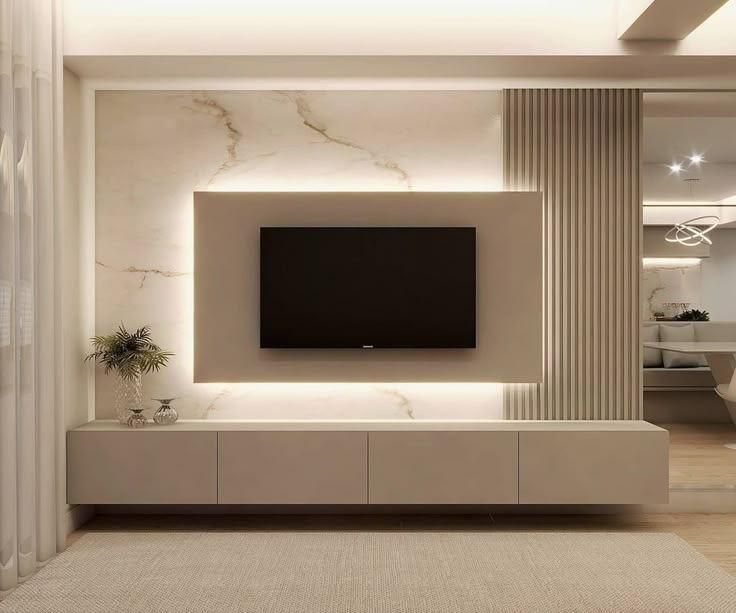 طراحی ‌تولید و اجرای تی وی وال Tv wall|مبلمان خانگی و میز عسلی|چهاردانگه (تهران), |دیوار