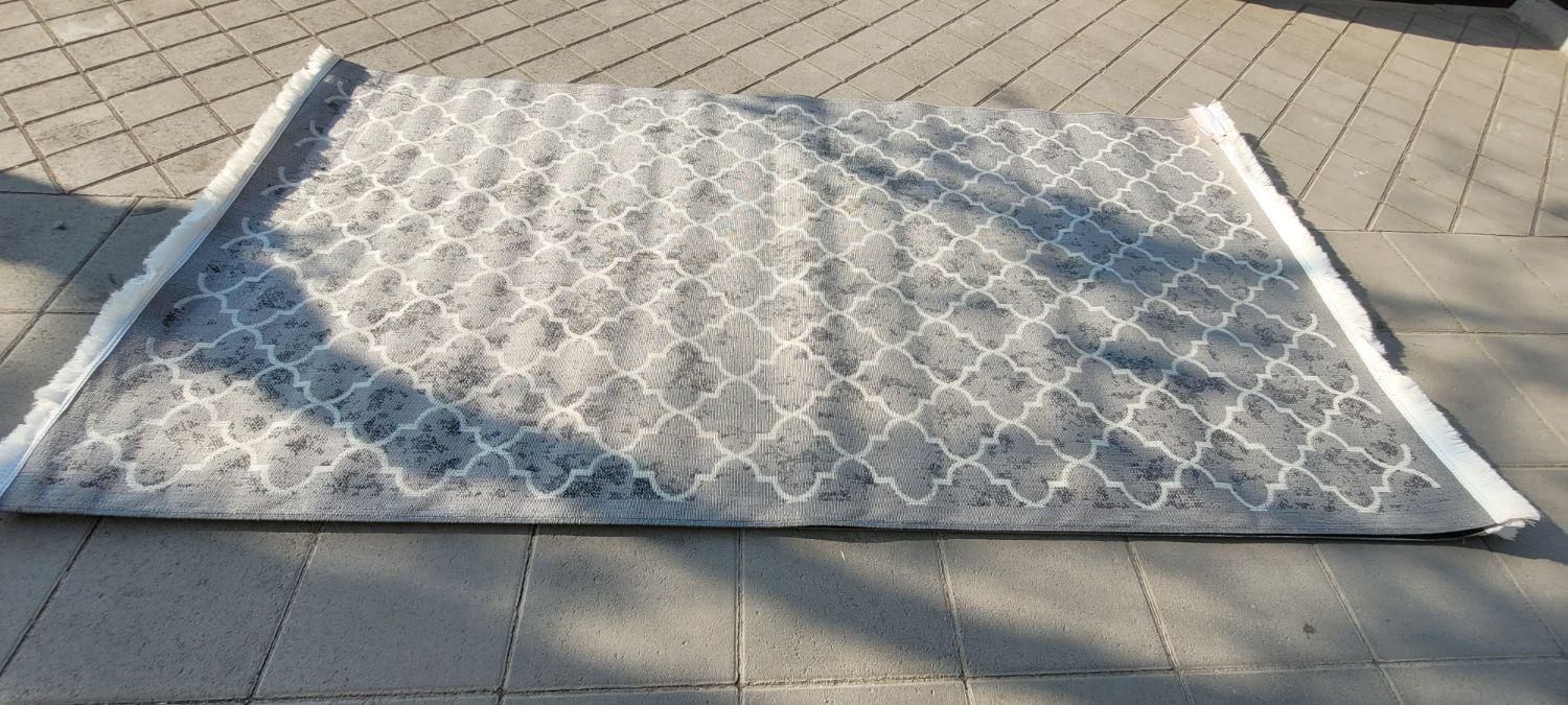 قالیچه پتینه طوسی سرمه ای|فرش|مشهد, کوی المهدی|دیوار