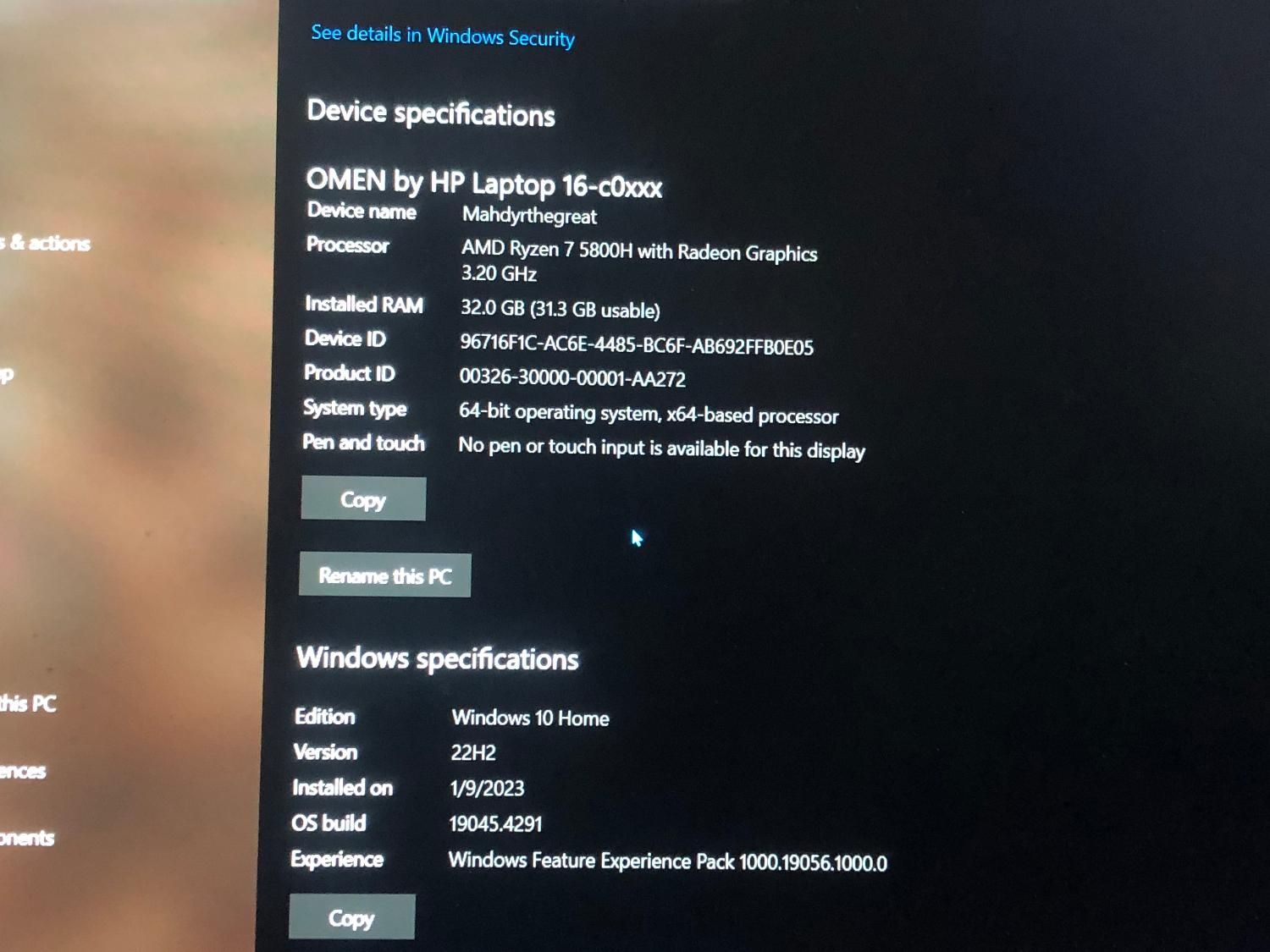 HP omen 16 - هیولای گیمینگ در حد نو|رایانه همراه|رشت, گلسار|دیوار