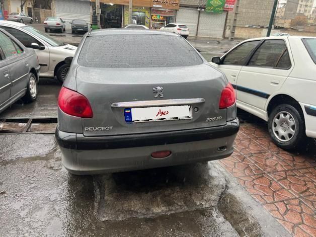 پژو 206 SD V8، مدل ۱۳۹۲|خودرو سواری و وانت|تهران, شهرک ابوذر|دیوار