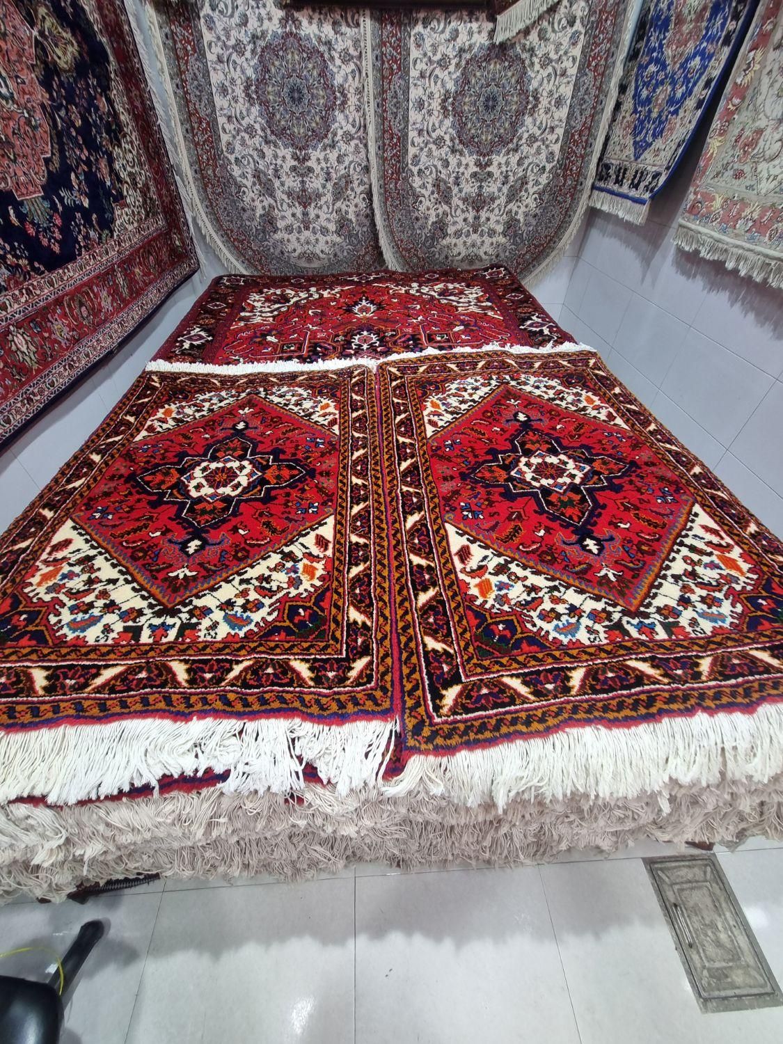 جفت زرنیم هریس نقشه|فرش|مراغه, |دیوار