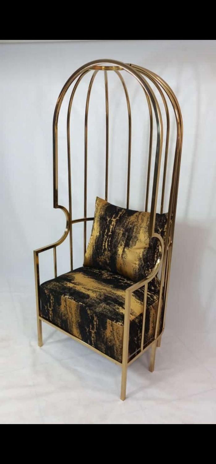 میز صندلی بزرگ فلزی شاه نشین استیل|صندلی و نیمکت|تهران, حسن‌آباد باقرفر|دیوار