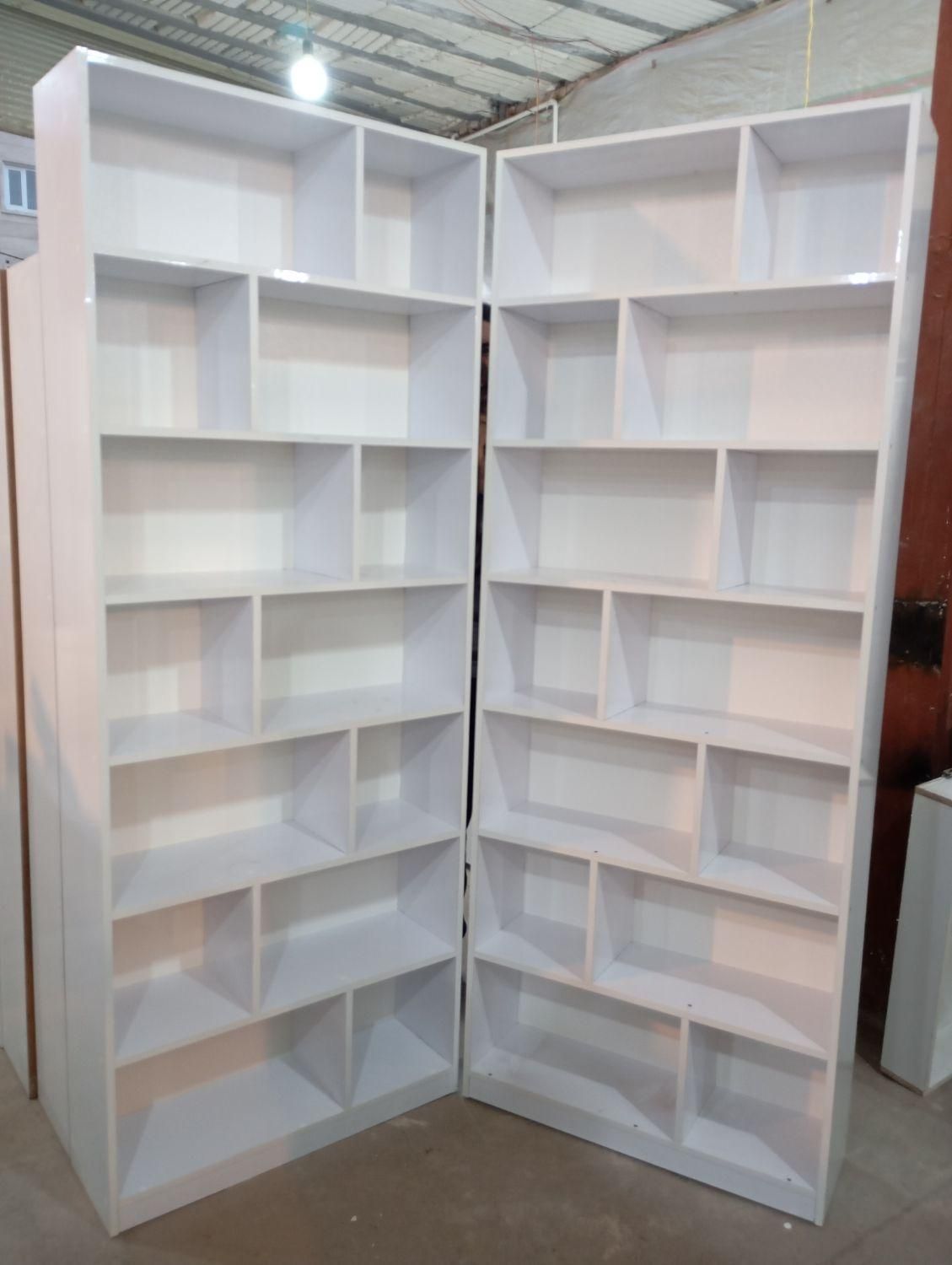 کتابخانه شبکه ای|کتابخانه، شلف، قفسه‌های دیواری|قم, امامزاده ابراهیم|دیوار