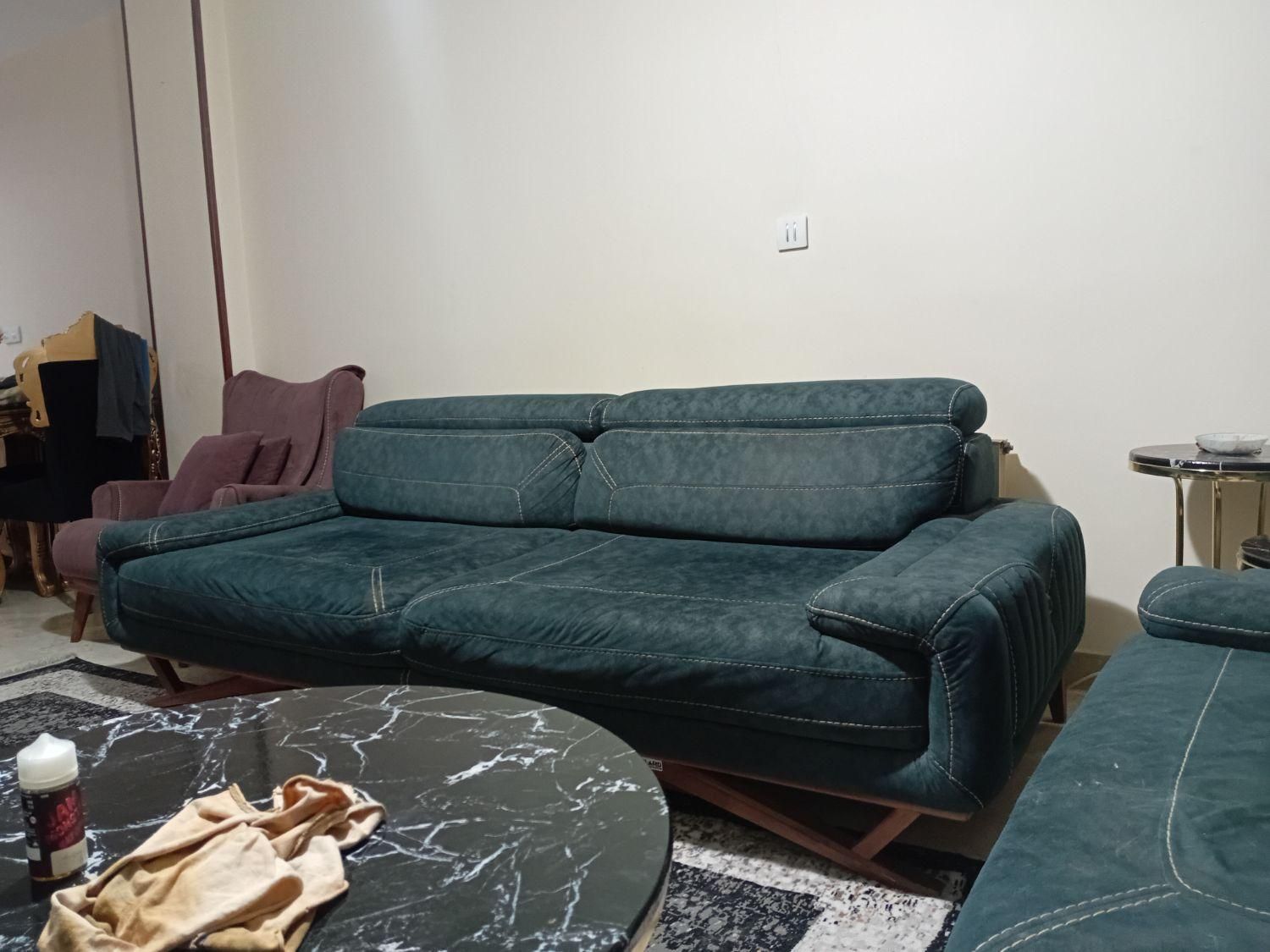 مبل ۷ نفره راحتی|مبلمان خانگی و میز عسلی|تهران, شهرک غرب|دیوار