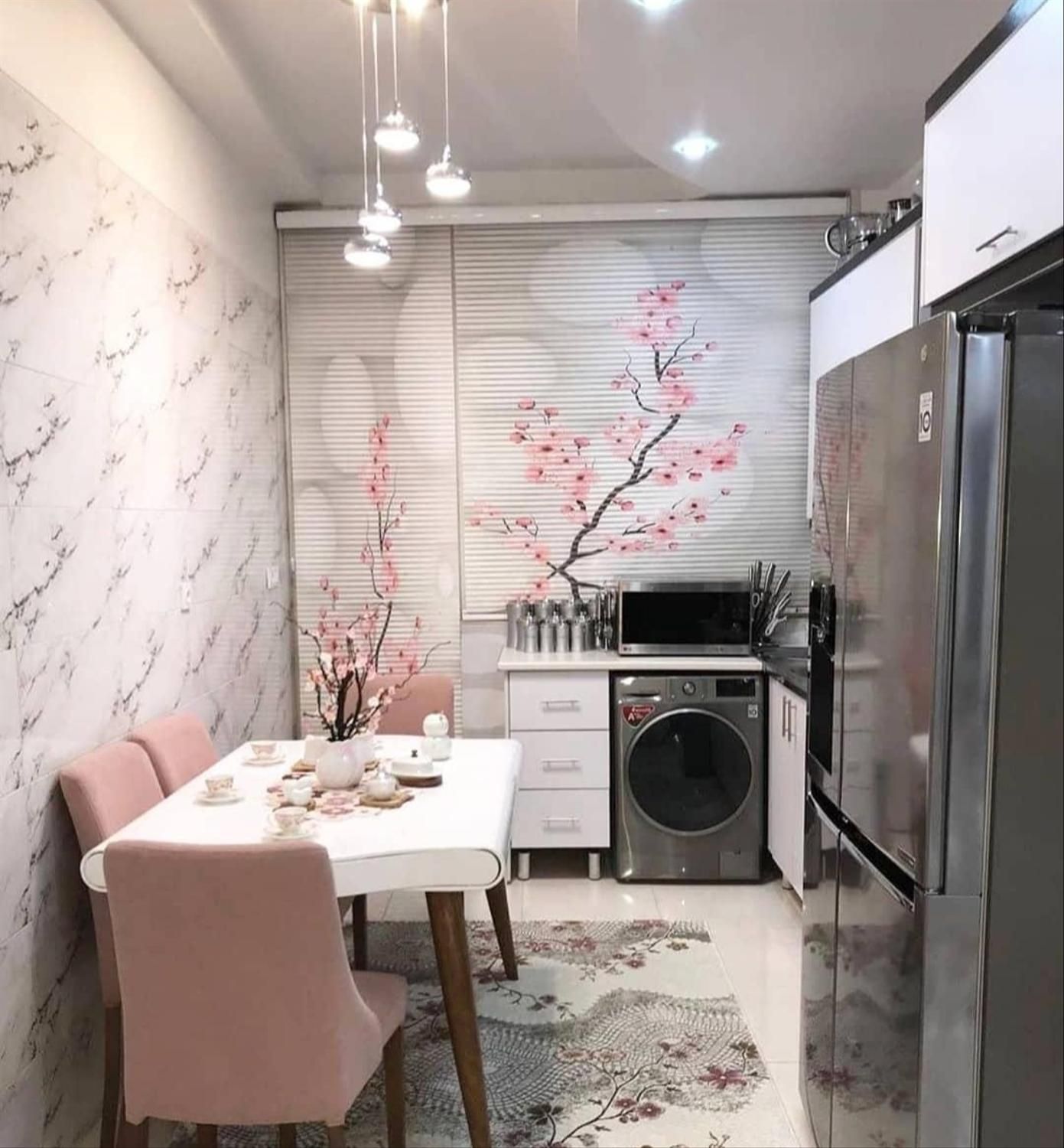 پرده دومکانیزم زبرا اینه ای|پرده، رانر، رومیزی|هشتگرد, |دیوار