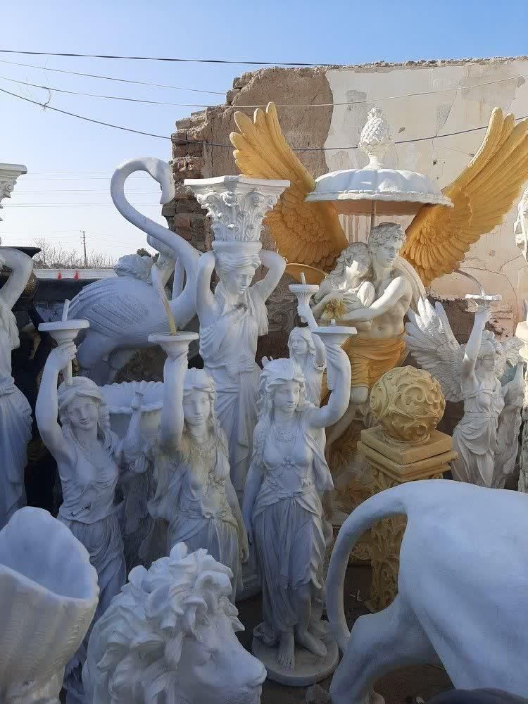 مجسمه فرشته بالدار فایبرگلاس مقاوم شیک محوطه ای|مصالح و تجهیزات ساختمان|شیراز, ابیوردی|دیوار