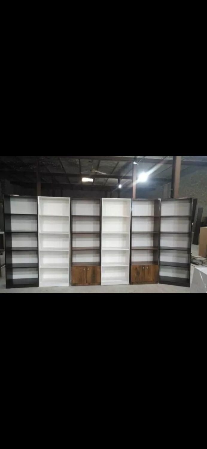 کتابخانه قفسه ویترین رنگ‌بندی عرض 60|کتابخانه، شلف، قفسه‌های دیواری|تهران, ولی آباد|دیوار