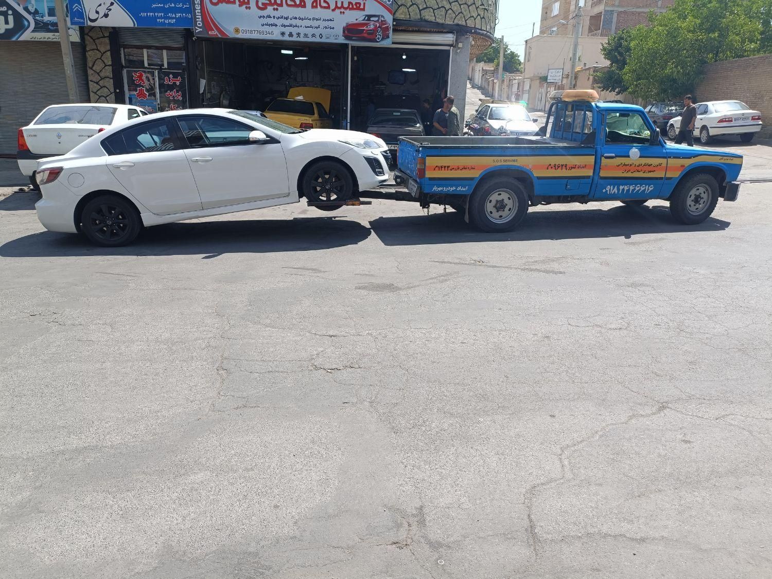 امداد خودرو یدک کش خودروبرجرثقیل24ساعته|خدمات حمل و نقل|سقز, |دیوار