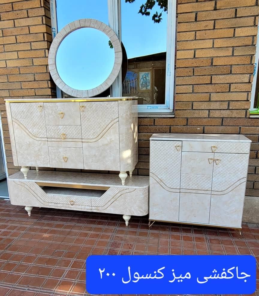 میز ال سی دی و کنسول اینه ست کامل|بوفه، ویترین، کنسول|کرج, پیشاهنگی|دیوار