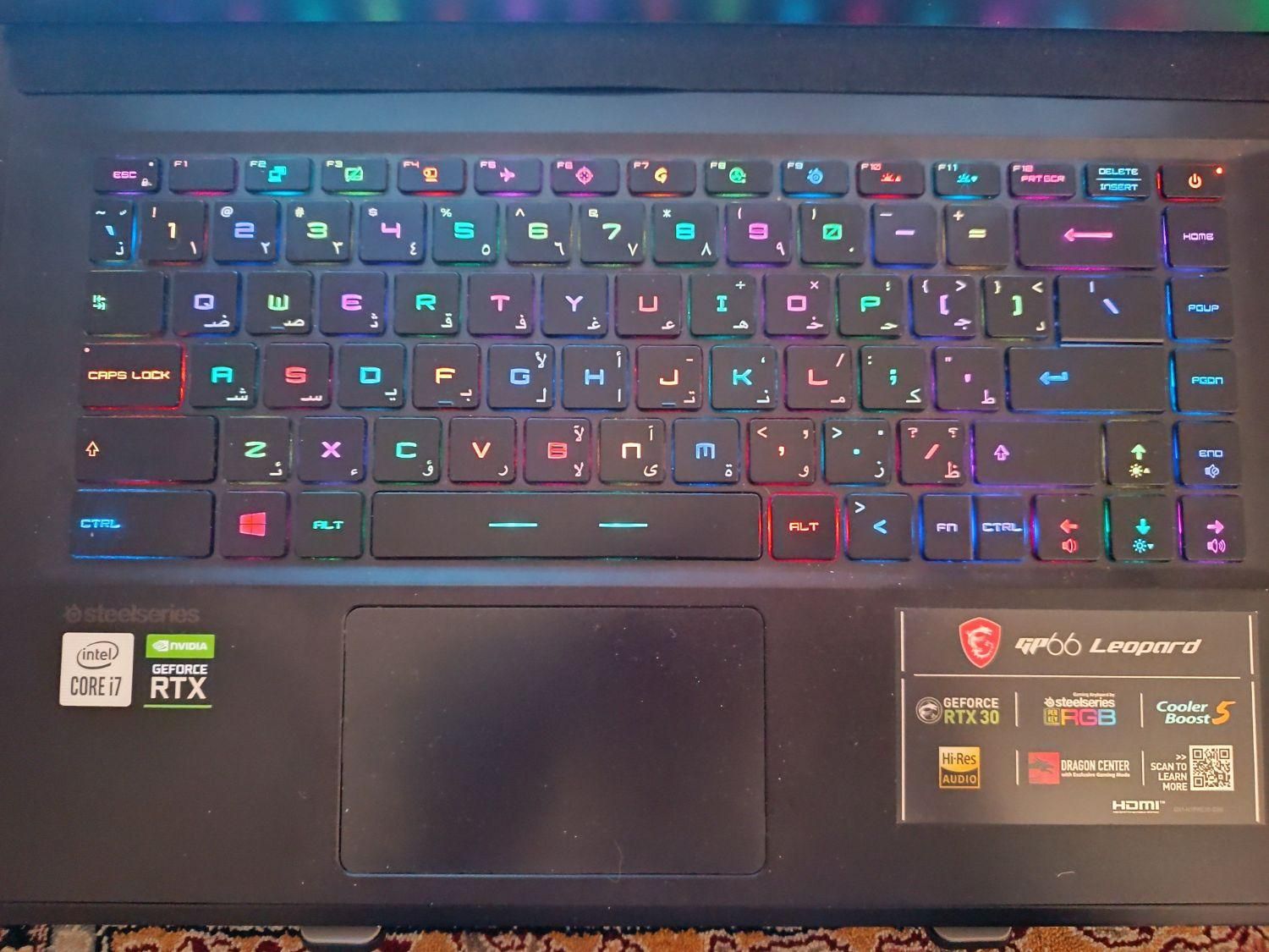 لپ تاپ گیمینگ MSI GP66 Leopard - RTX 3070 8gb|رایانه همراه|کرج, آزادگان|دیوار