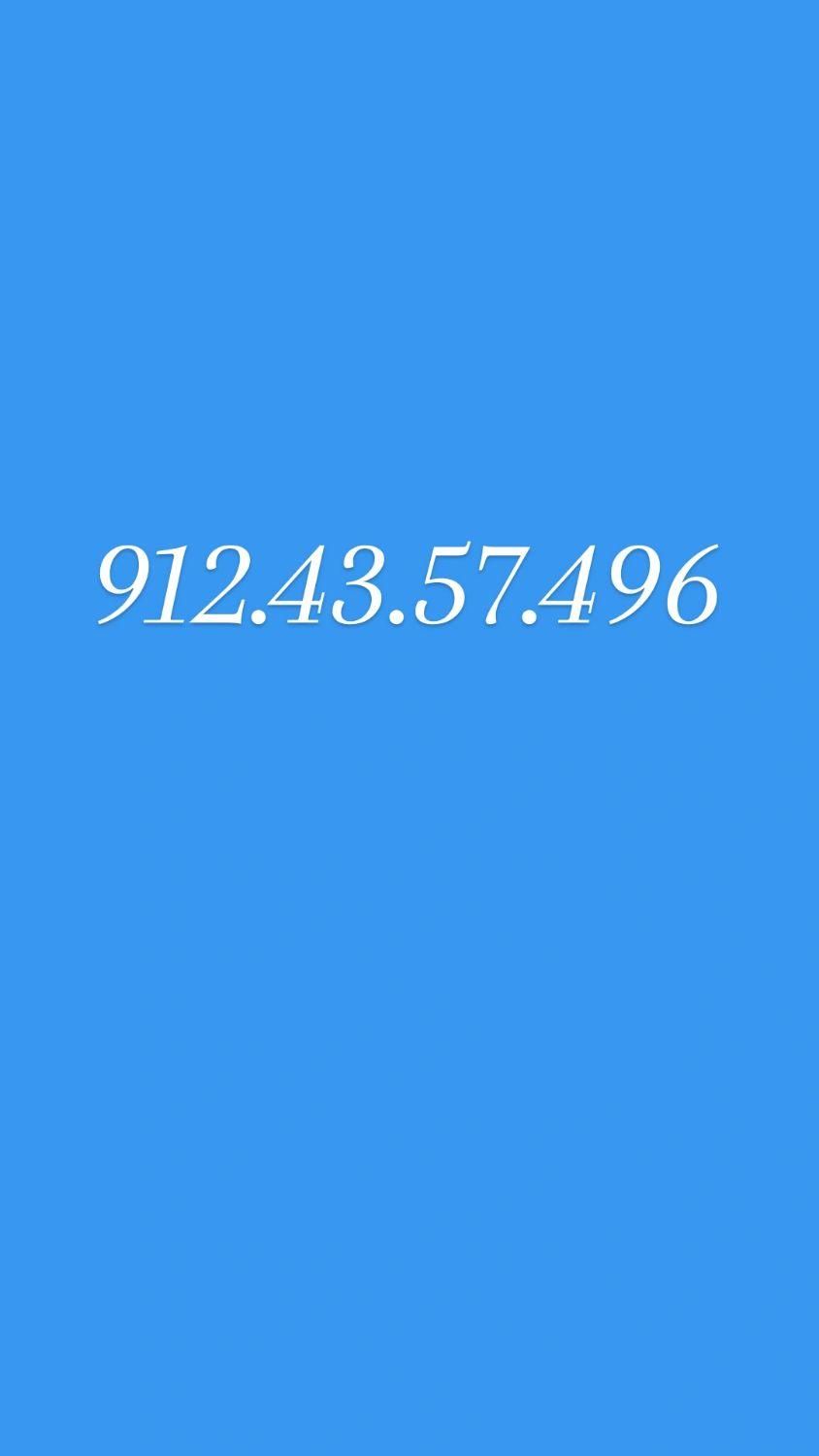 912.43.57.496|سیم‌کارت|کرج, برغان|دیوار
