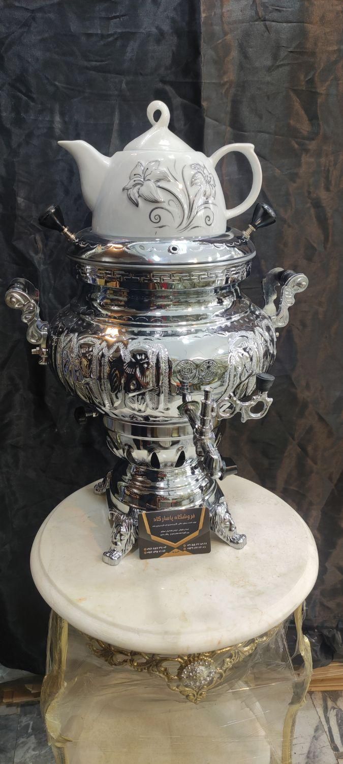 سماور 8لیتری گازی|سماور، چای‌ساز، قهوه‌ساز|تهران, خزانه|دیوار