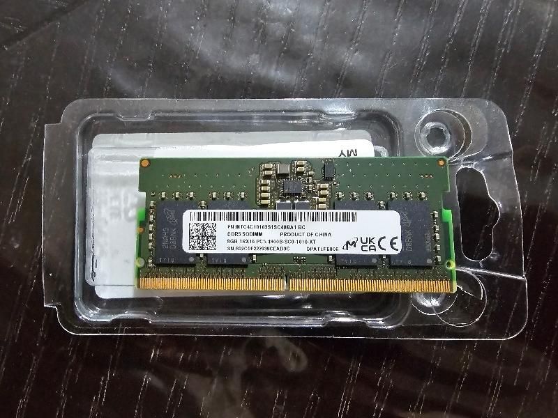 رم 8 گیگ لپ تاپ DDR5 دوتا|قطعات و لوازم جانبی رایانه|اراک, |دیوار