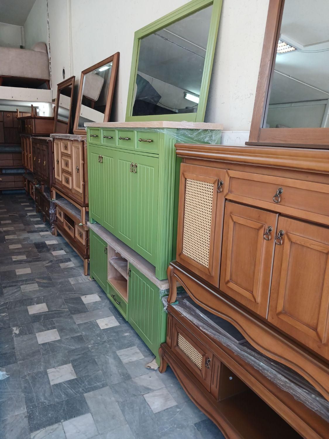 ست اینه کنسول و میز تی وی تک ستاره|بوفه، ویترین، کنسول|اراک, |دیوار