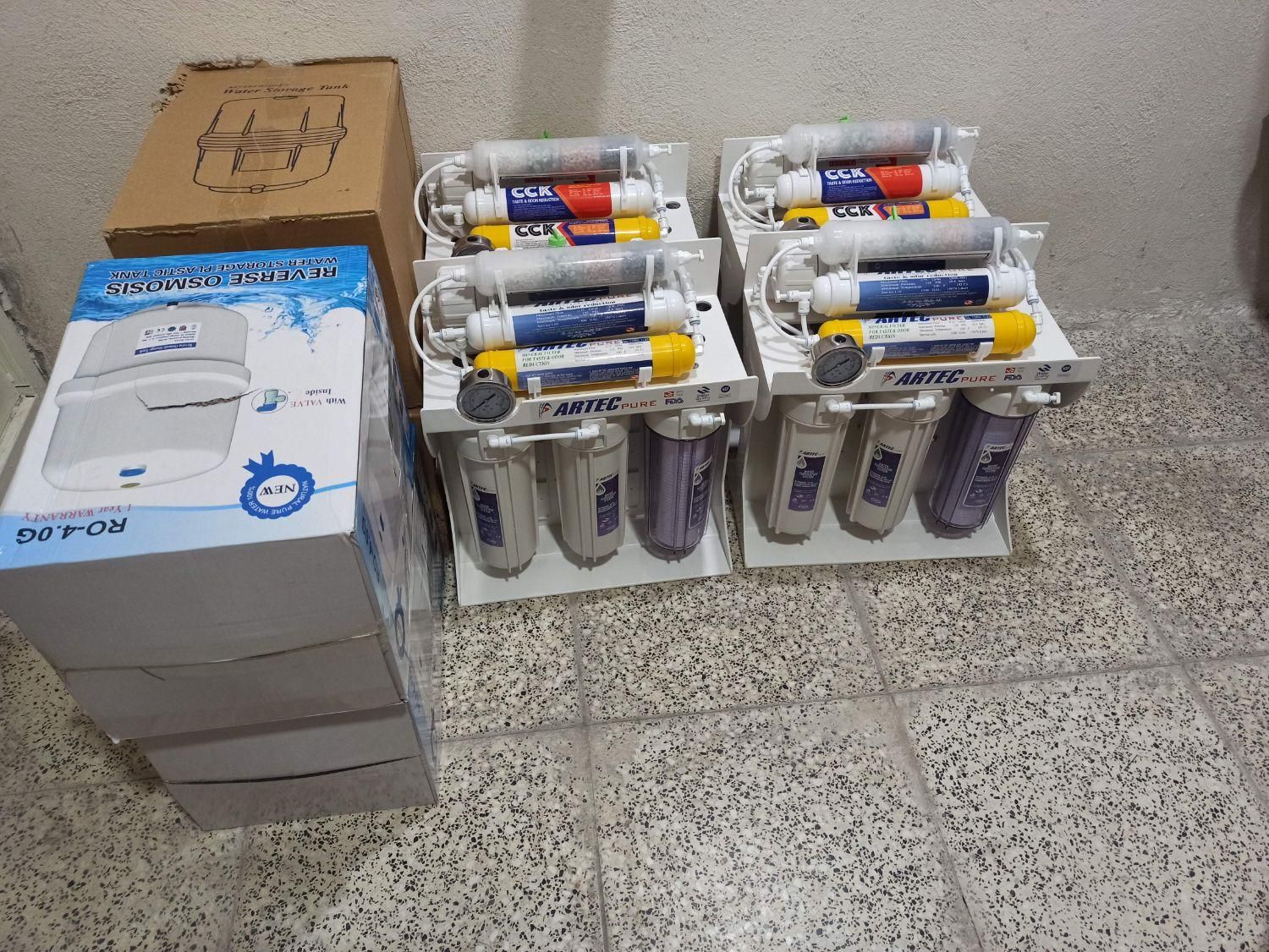 مونتاژ تصفیه آب خانگی آرتک عمده|آب‌سردکن و تصفیه آب|پرند, فاز ۶|دیوار