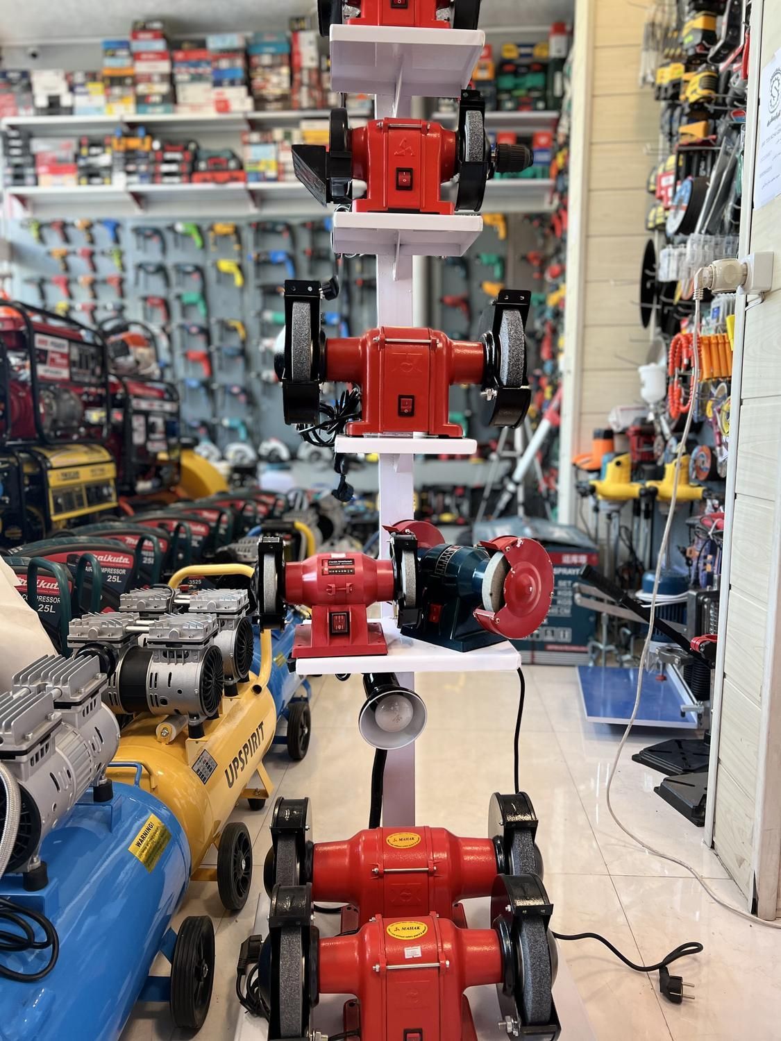 سنگ دوکله رومیزی سنباده چاقو تیز کن|ماشینآلات صنعتی|مشهد, هنرور|دیوار