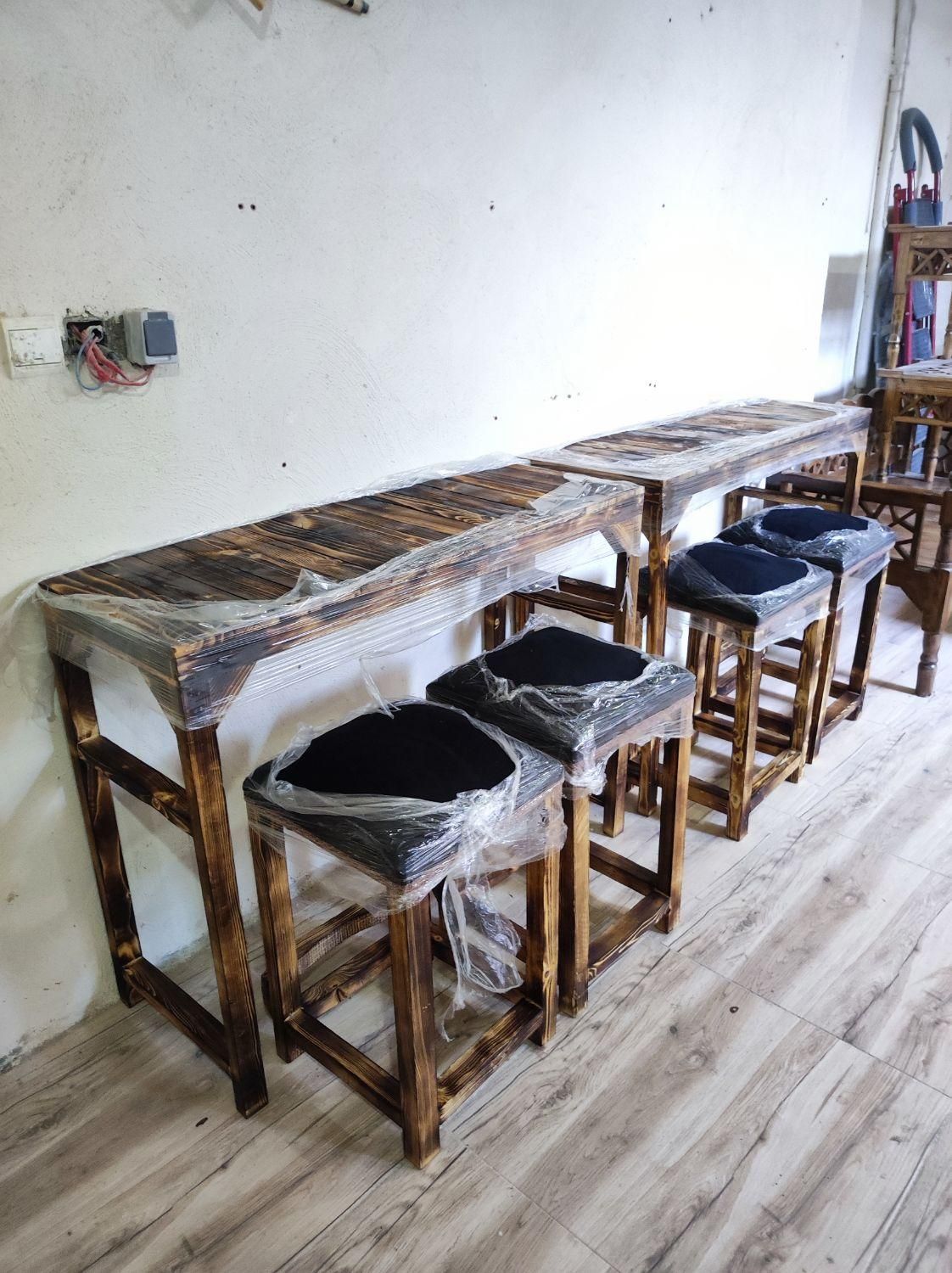 میز و صندلی کمجا کافه ای|صندلی و نیمکت|قزوین, |دیوار