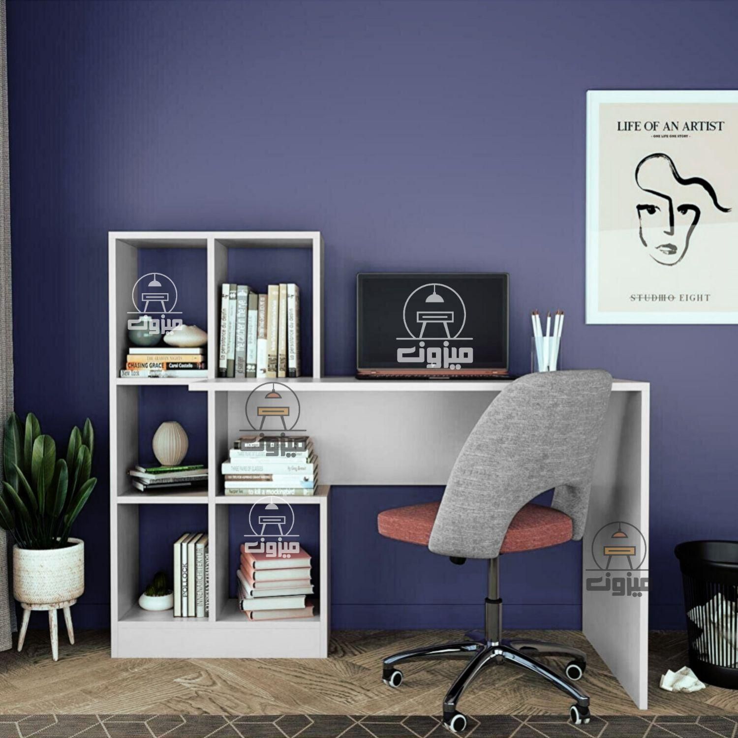 میزتحریر و میزمطالعه مدل پانته آ یک|میز تحریر و کامپیوتر|تبریز, |دیوار