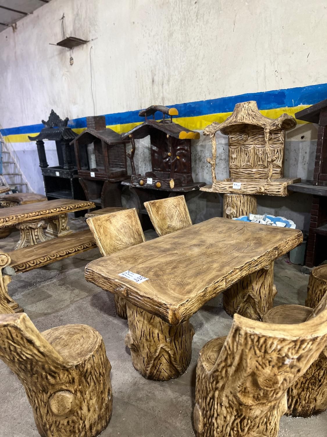 نیمکت میز صندلی|مبلمان خانگی و میز عسلی|رامسر, |دیوار