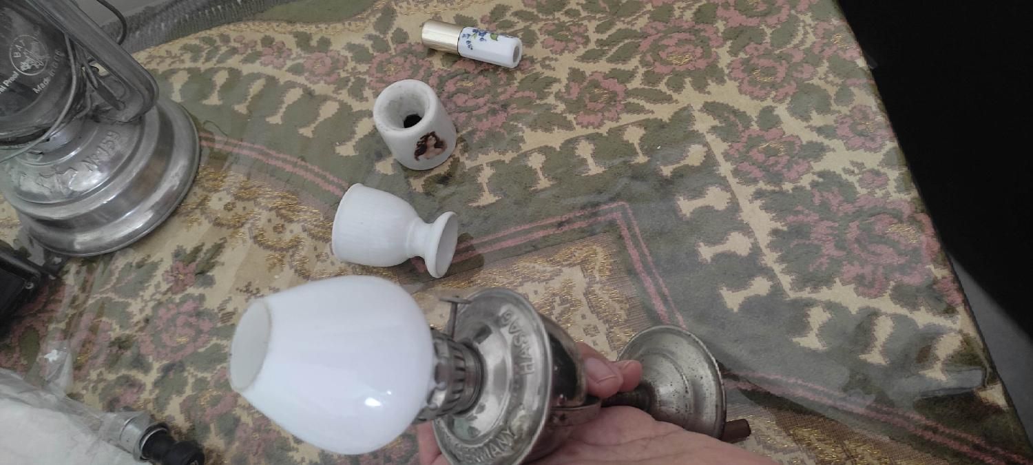 اجناس آنتیک آلمانی چراغ هاساگ HASAG و فانوس و...|کلکسیون اشیاء عتیقه|اصفهان, جوزدان الیادران|دیوار