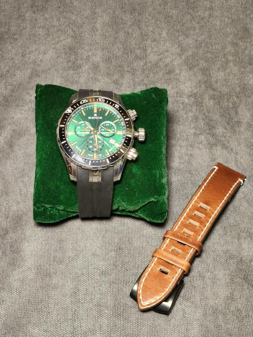 ساعت مردانه سوئیسی EDOX Chronorally + بند اضافه|ساعت|تهران, دروس|دیوار