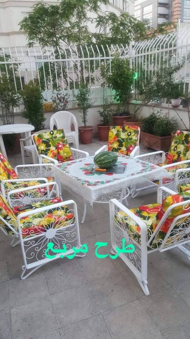 میز وصندلی باغی ویلایی حیاط مربع گلبرگ|صندلی و نیمکت|تهران, بلوار کشاورز|دیوار