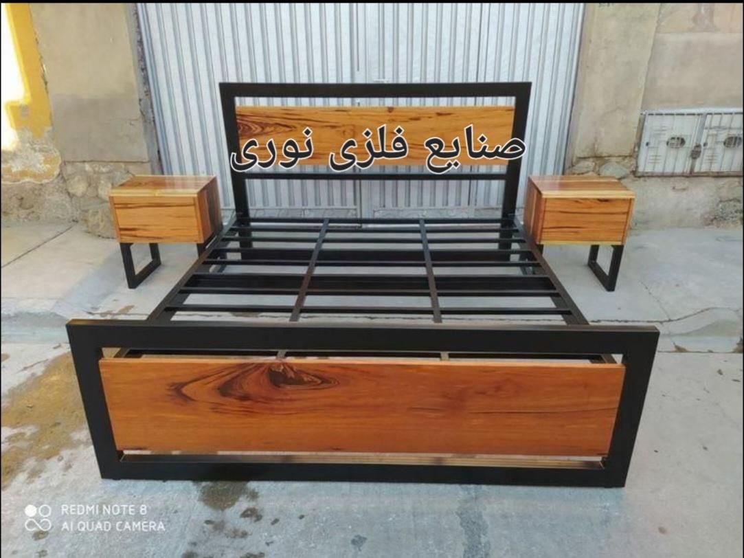 تخت فلزی مدل کلاسیک|تخت و سرویس خواب|مشهد, خواجه ربیع|دیوار