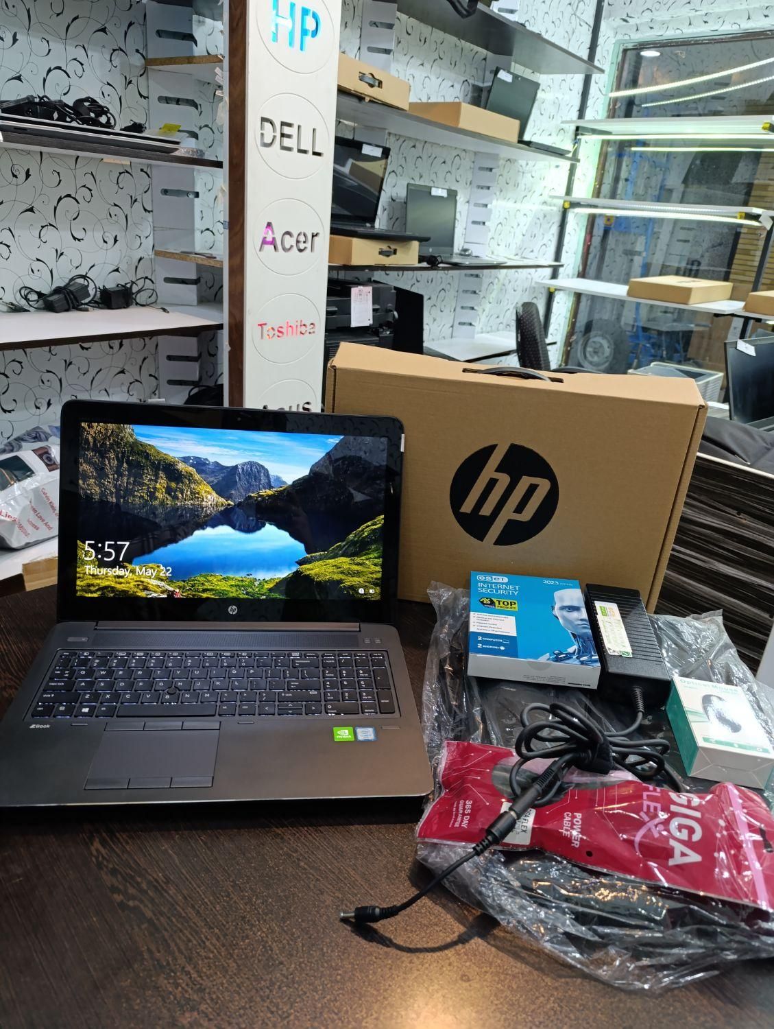 لپتاپ hp zbookG4 گرافیک2رم16|رایانه همراه|شهرکرد, |دیوار