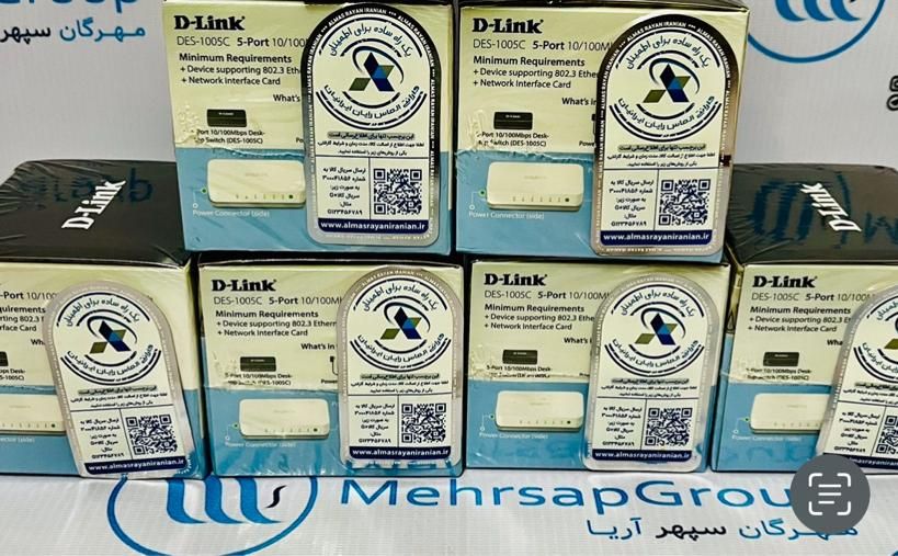 سوییچ دی لینک ۵ پورت|مودم و تجهیزات شبکه|رودهن, |دیوار