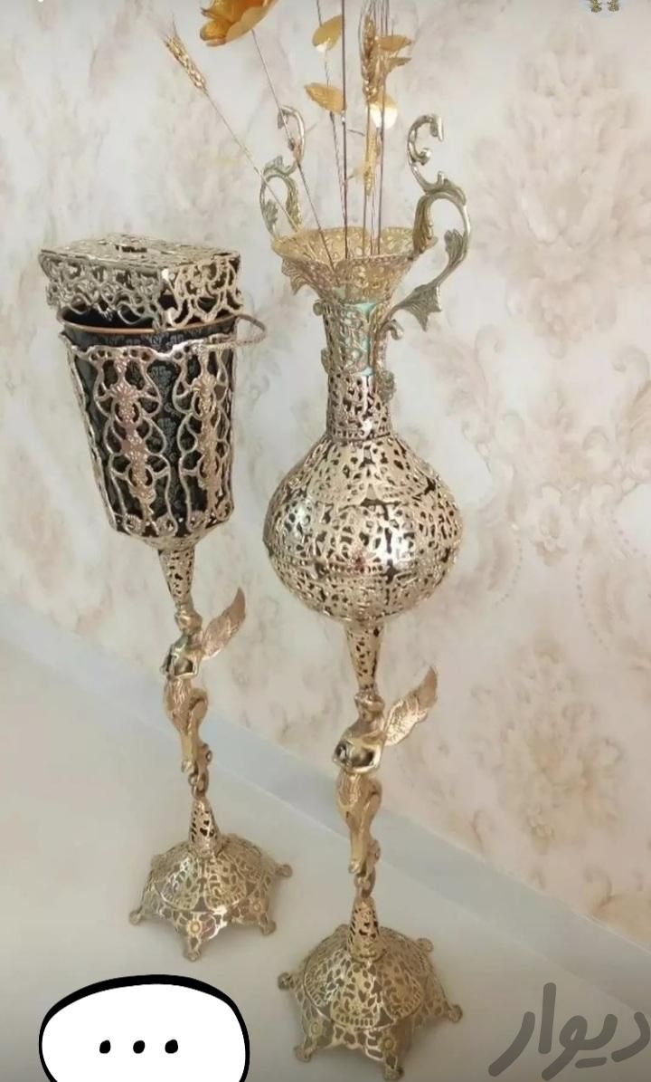 گلدان برنجی شیک وزیبا|صنایع دستی و سایر لوازم تزئینی|تهران, دولت‌آباد|دیوار