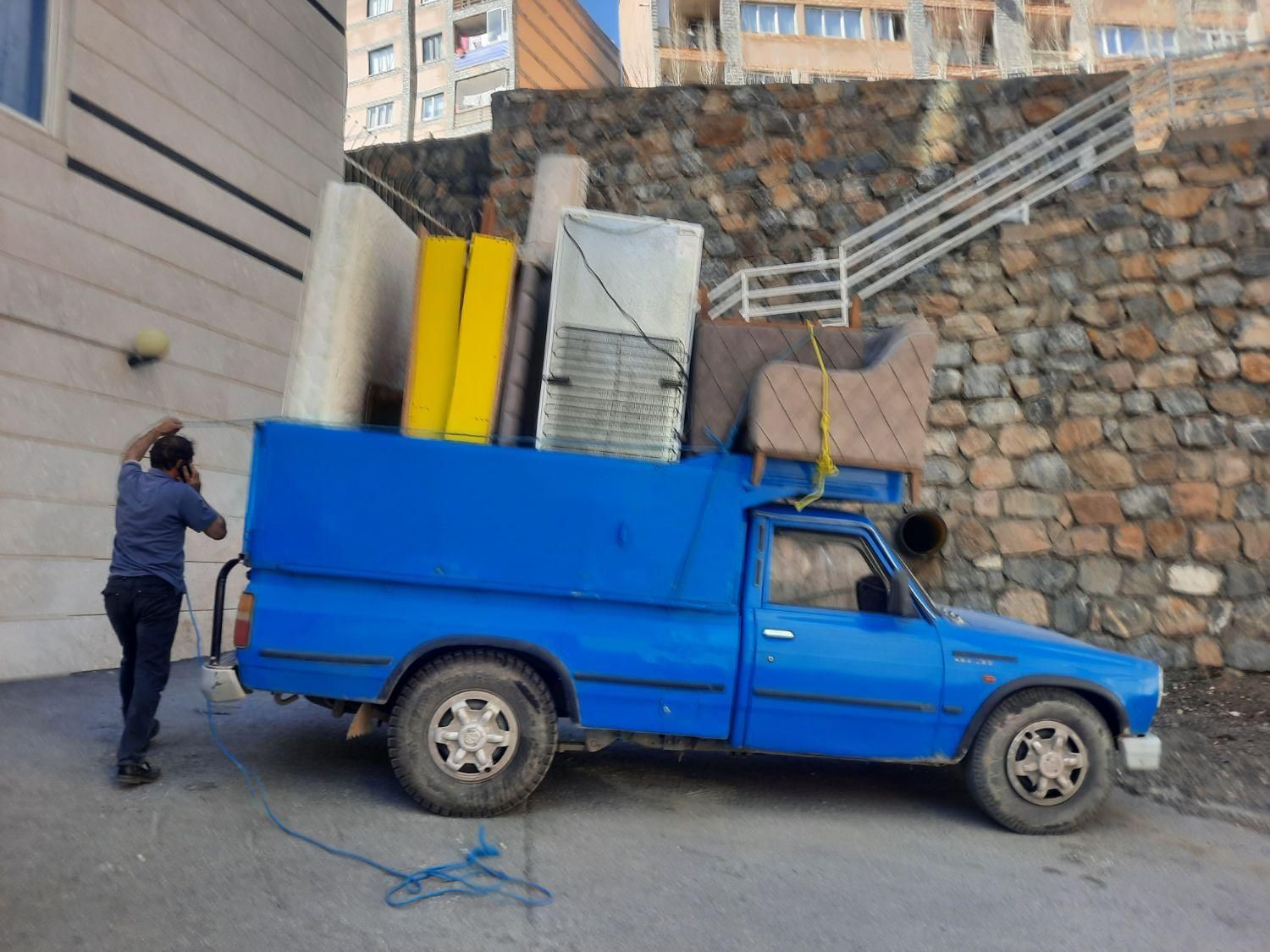 باربری توحیدحمل اثاثیه منزل وانت تلفنی نیسان کارگر|خدمات حمل و نقل|سنندج, |دیوار