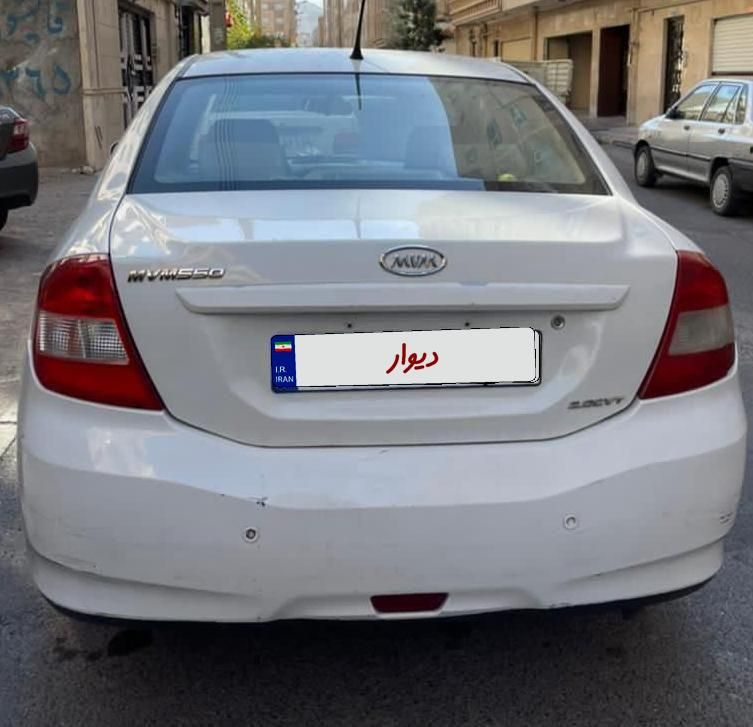 ام‌وی‌ام 550 اتوماتیک، مدل ۱۳۹۵|خودرو سواری و وانت|تبریز, |دیوار