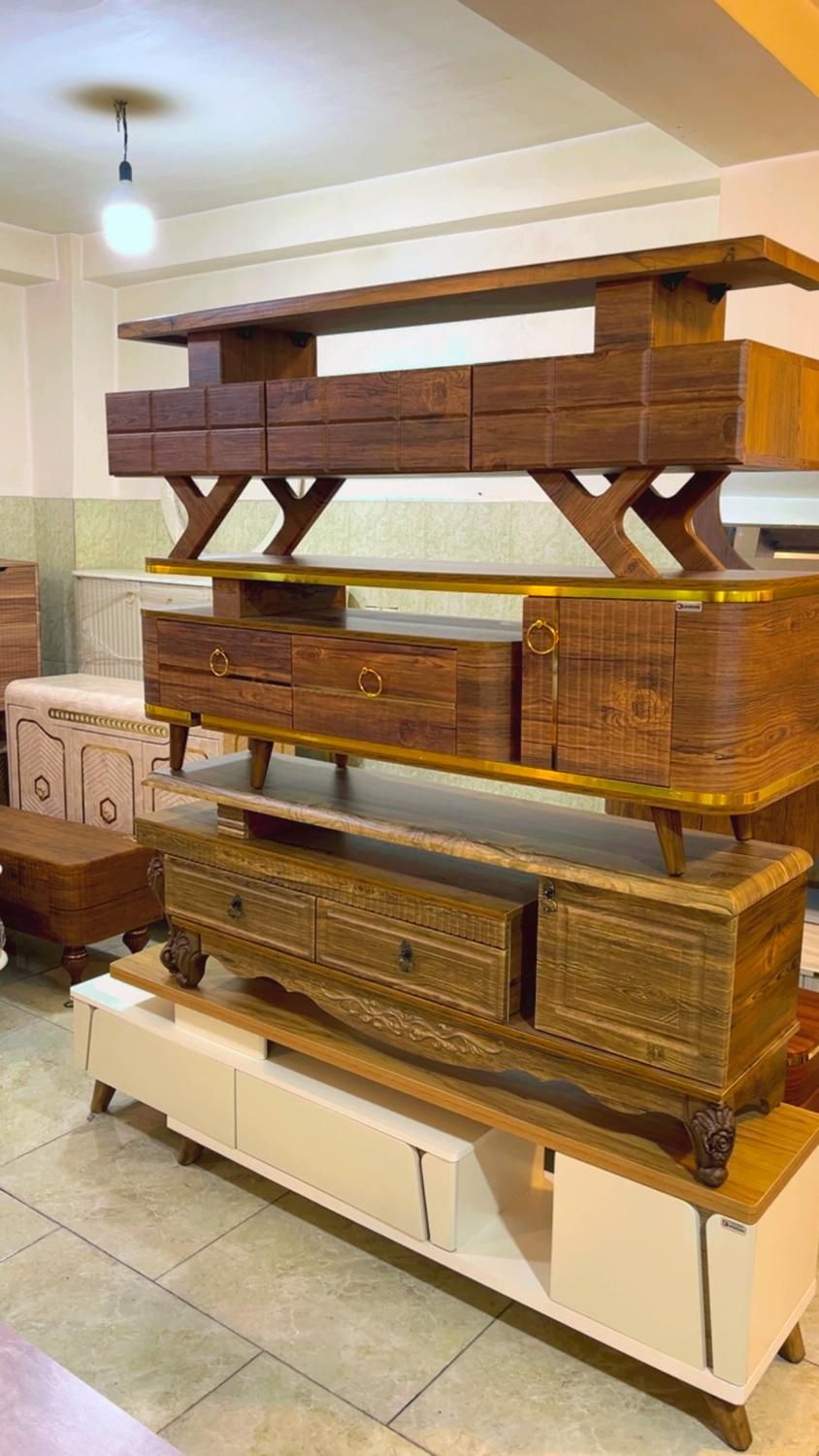 میز تلویزیون طرح گلایل تولیدمیلانو497|میز تلویزیون|تبریز, |دیوار