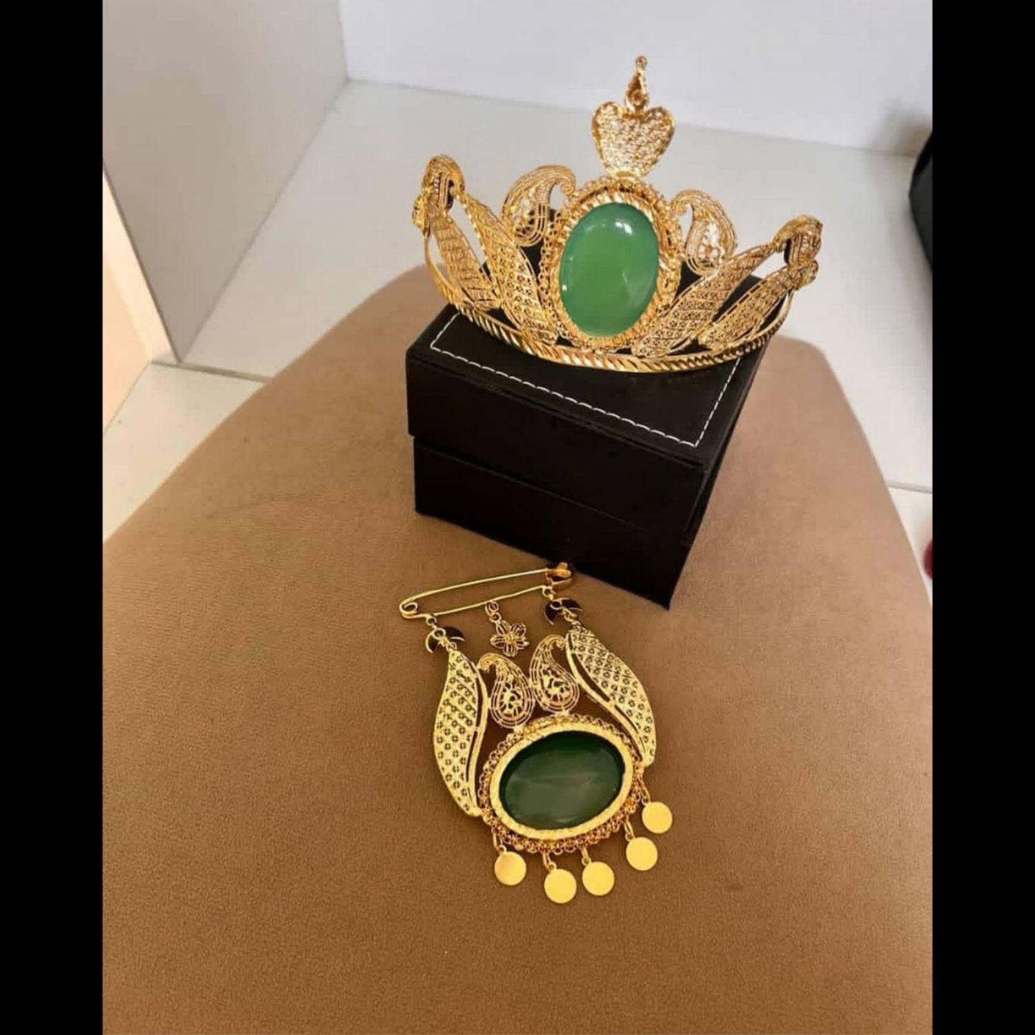 کرایه ست تاج و سنجاق محلی نگین دار (کرایه بدلیجات)|بدلیجات|شیراز, شاهچراغ|دیوار
