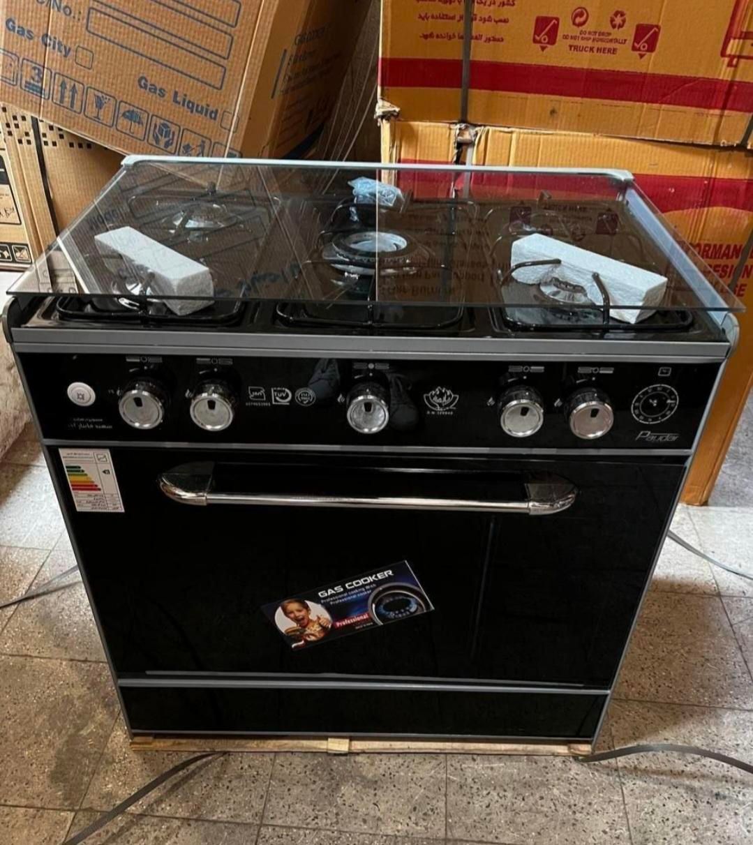 اجاق گاز طرح فر جنرال 5 شعله لعابی (فردوس کالا|اجاق گاز و لوازم برقی پختوپز|گرگان, |دیوار