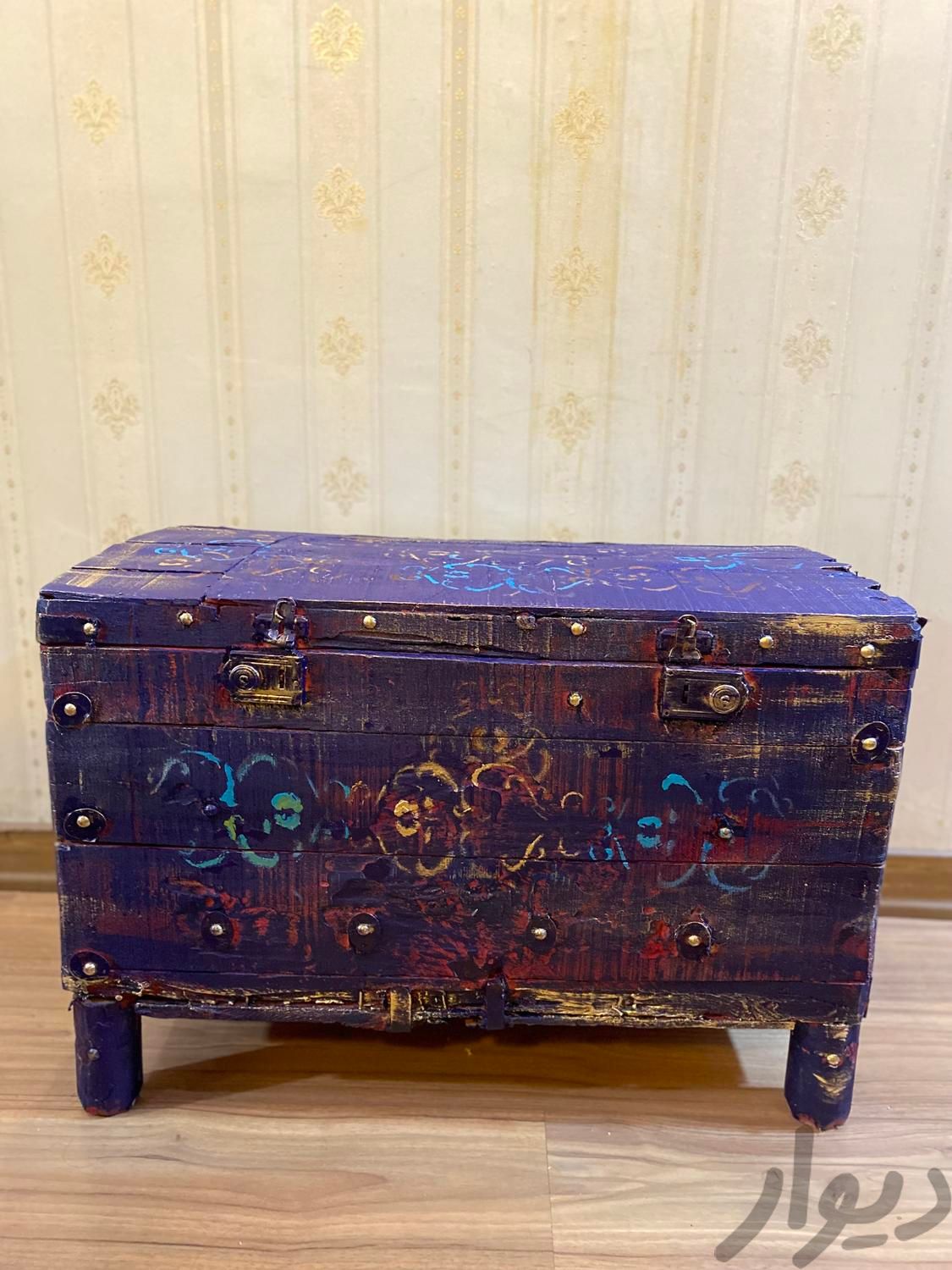 صندوق آنتیک قدمت ۲۰۰سال|اشیای عتیقه|تهران, دریان‌نو|دیوار