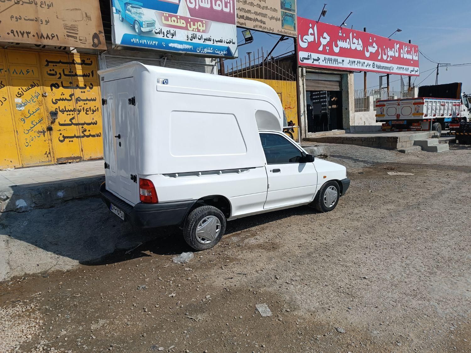 باربندمسقف کابین فایبرگلاس وانت پراید ۱۵۱آریسان۲|قطعات یدکی و لوازم جانبی|شیراز, باغ تخت|دیوار