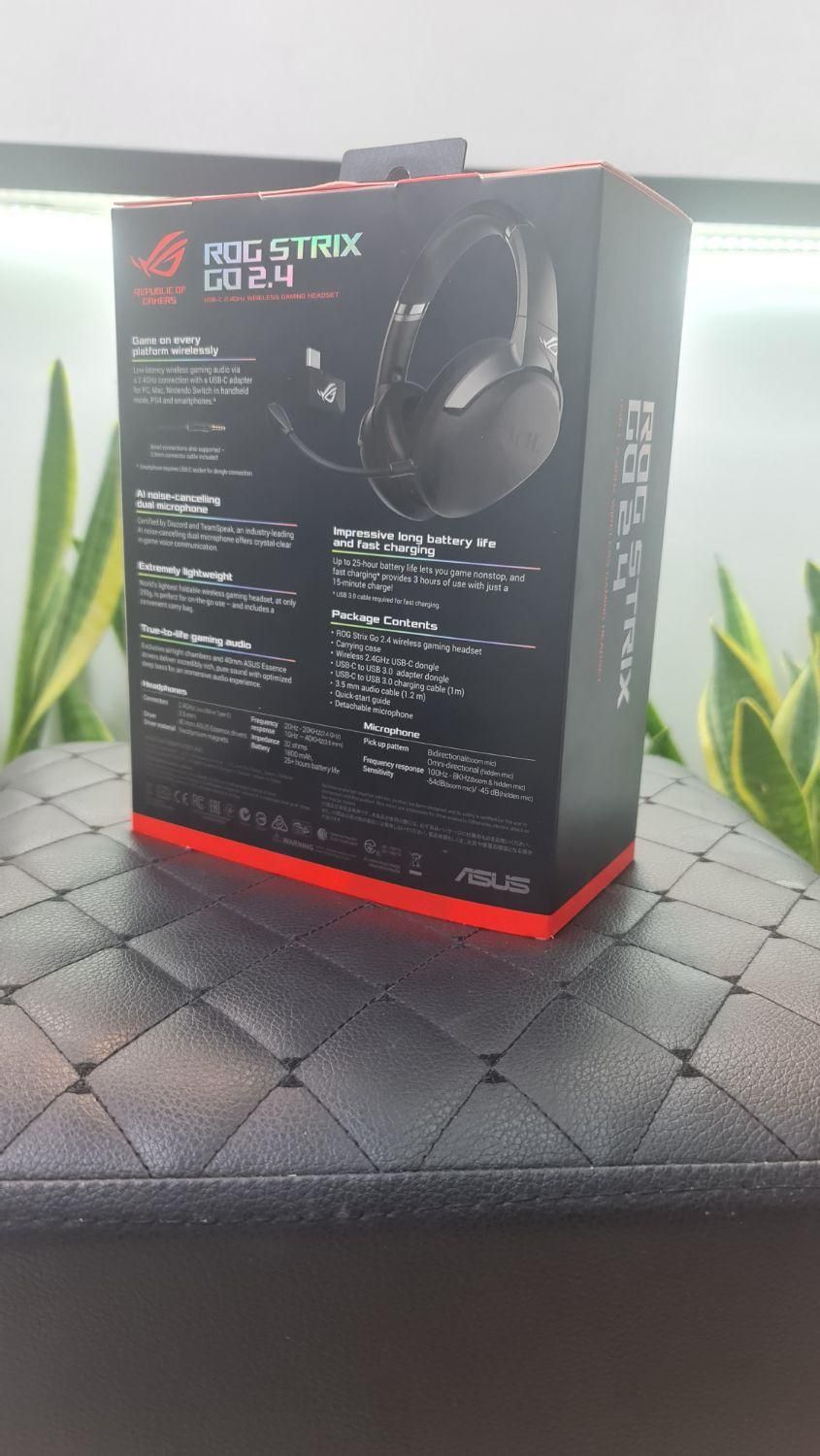 هدست بی سیم گیمینگ ROG STRIX GO 2.4|کنسول، بازی ویدئویی و آنلاین|تهران, میدان ولیعصر|دیوار