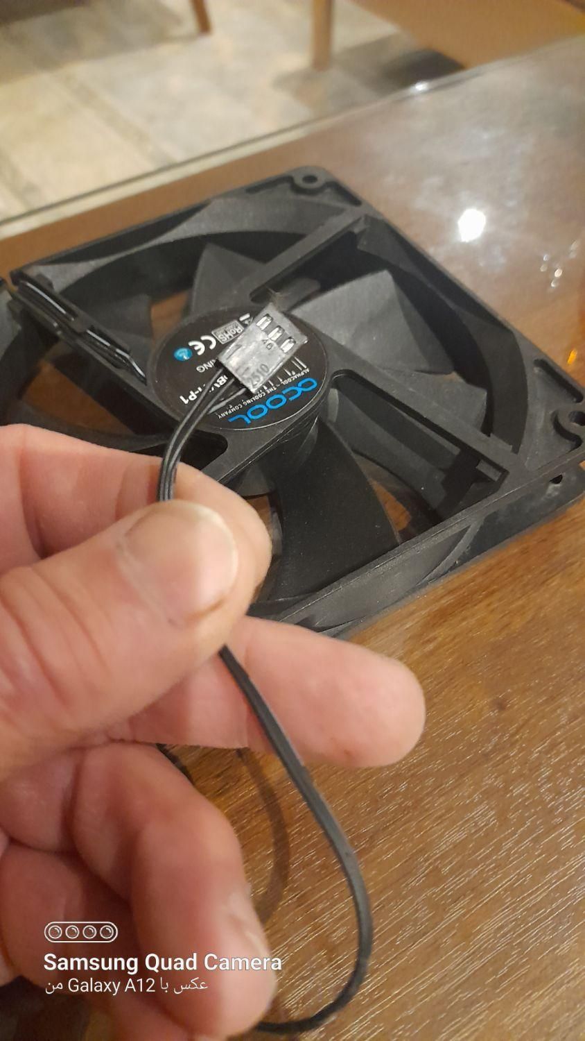 فن دور بالا ۱۲۰×۱۲۰و ۸۰×۸۰بلبیرینگی|قطعات و لوازم جانبی رایانه|ری, ولی آباد|دیوار